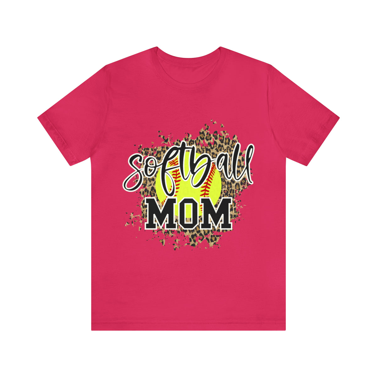 Hazel Blues® |  Softball Mom Leopard Graphic Tee