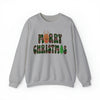 Hazel Blues® |  Merry Christmas Faux Chenille Deer Graphic Sweatshirt