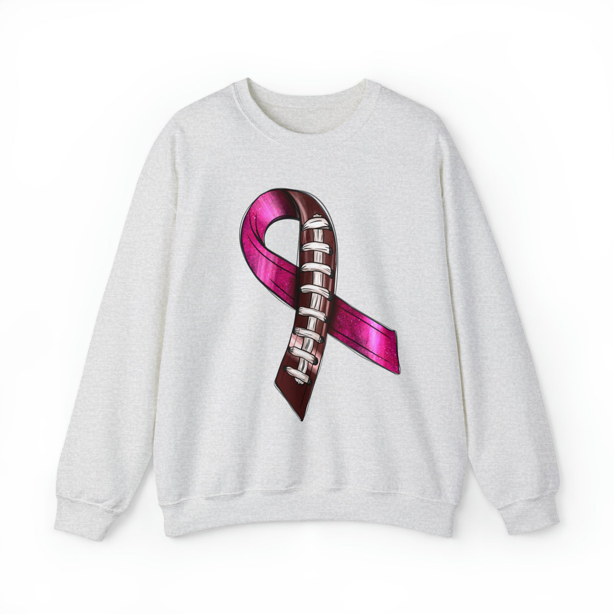 Hazel Blues® |  Breast Cancer Ribbon Graphic Sweatshirt