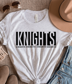 Hazel Blues® | Knights Stacked Football: TEE