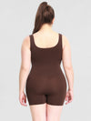 Hazel Blues® |  Scoop Neck Wide Strap Shaping Romper