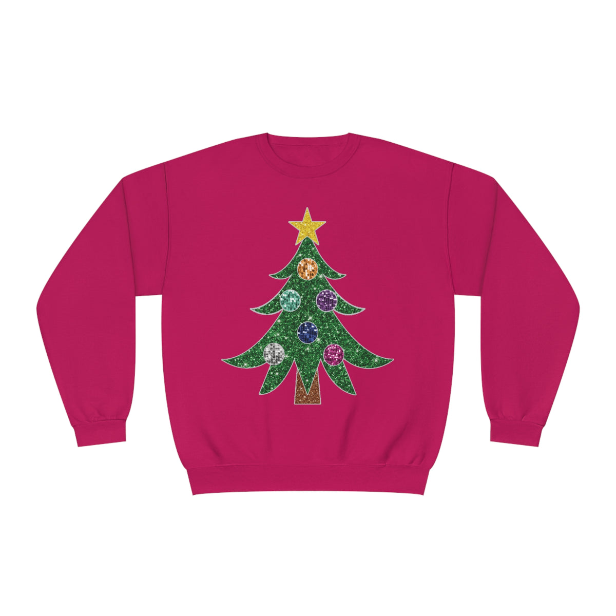 3Blues Designs |   Hazel Blues® |  Glitter Christmas Tree Sweatshirt