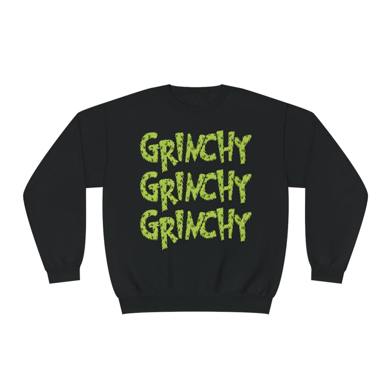 Hazel Blues® |  Grinchy Grinchy Grinchy Faux Sequin Graphic Sweatshirt