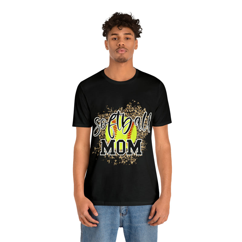 Hazel Blues® |  Softball Mom Leopard Graphic Tee