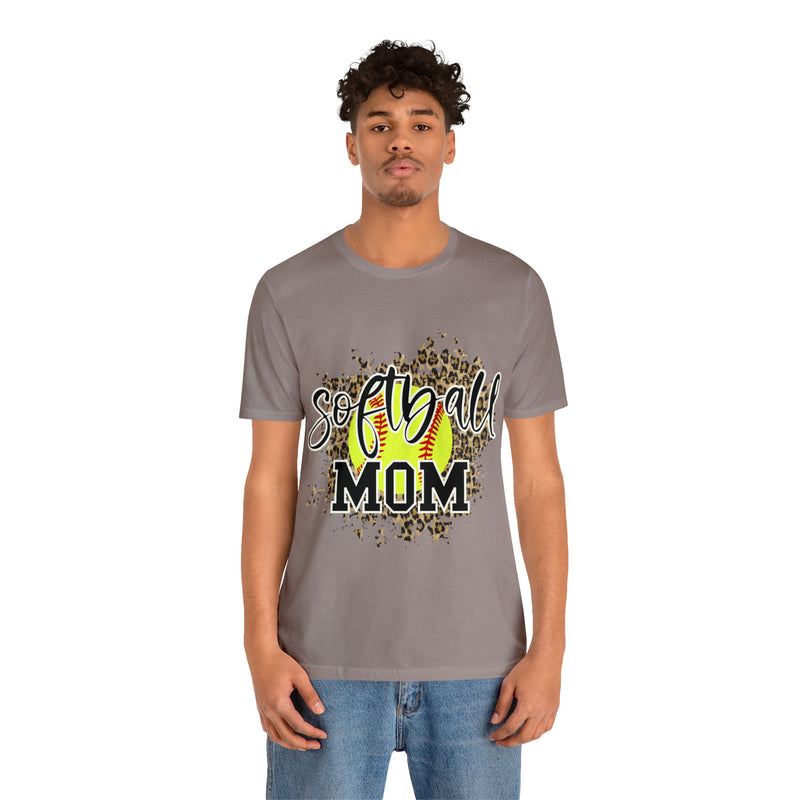 Hazel Blues® |  Softball Mom Leopard Graphic Tee