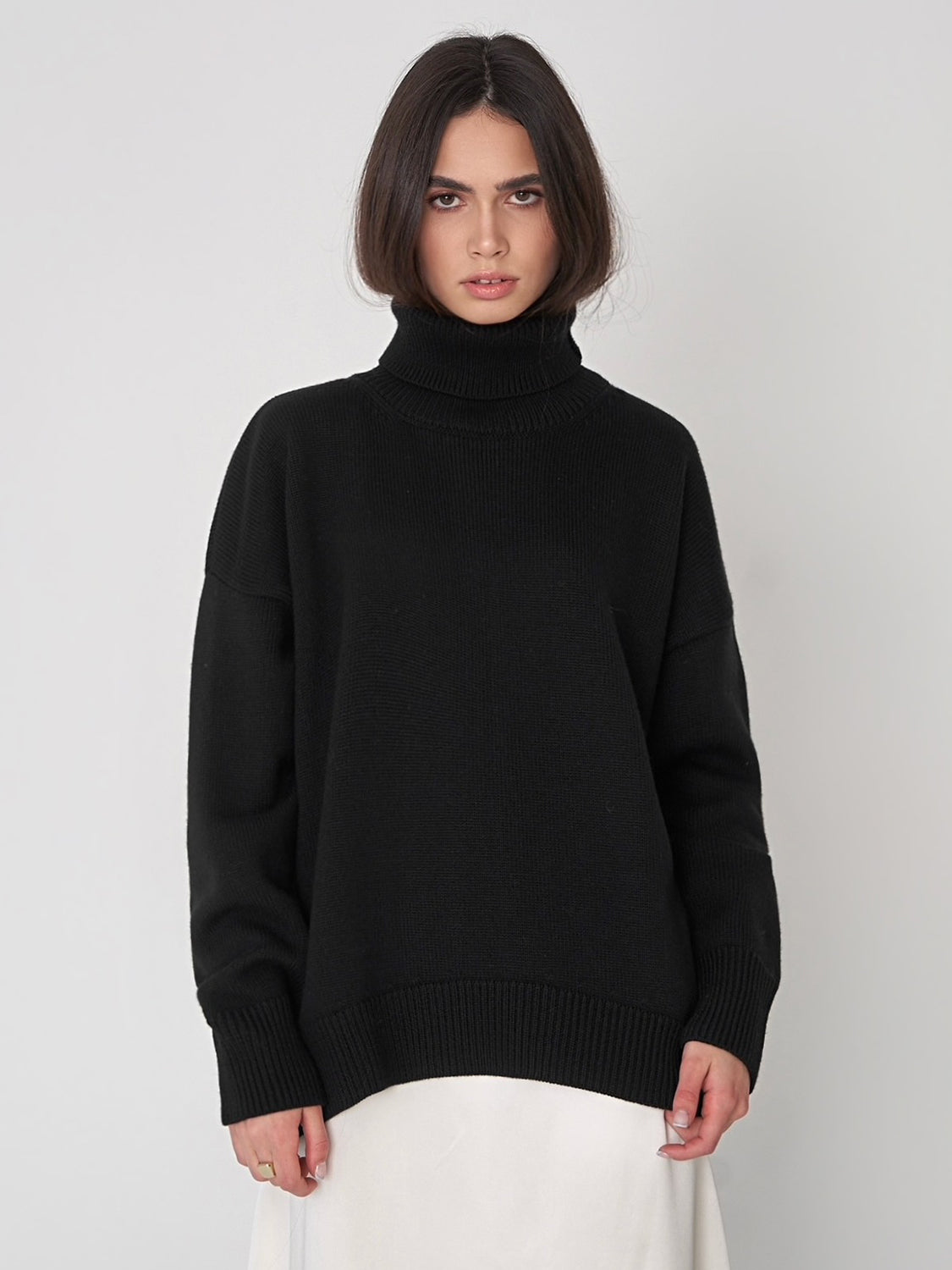 Hazel Blues® |  Turtleneck Long Sleeve Sweater