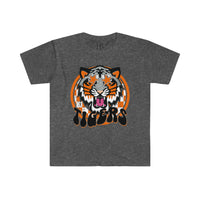 Hazel Blues® |  Orange & Black Tigers Softstyle Graphic T-Shirt