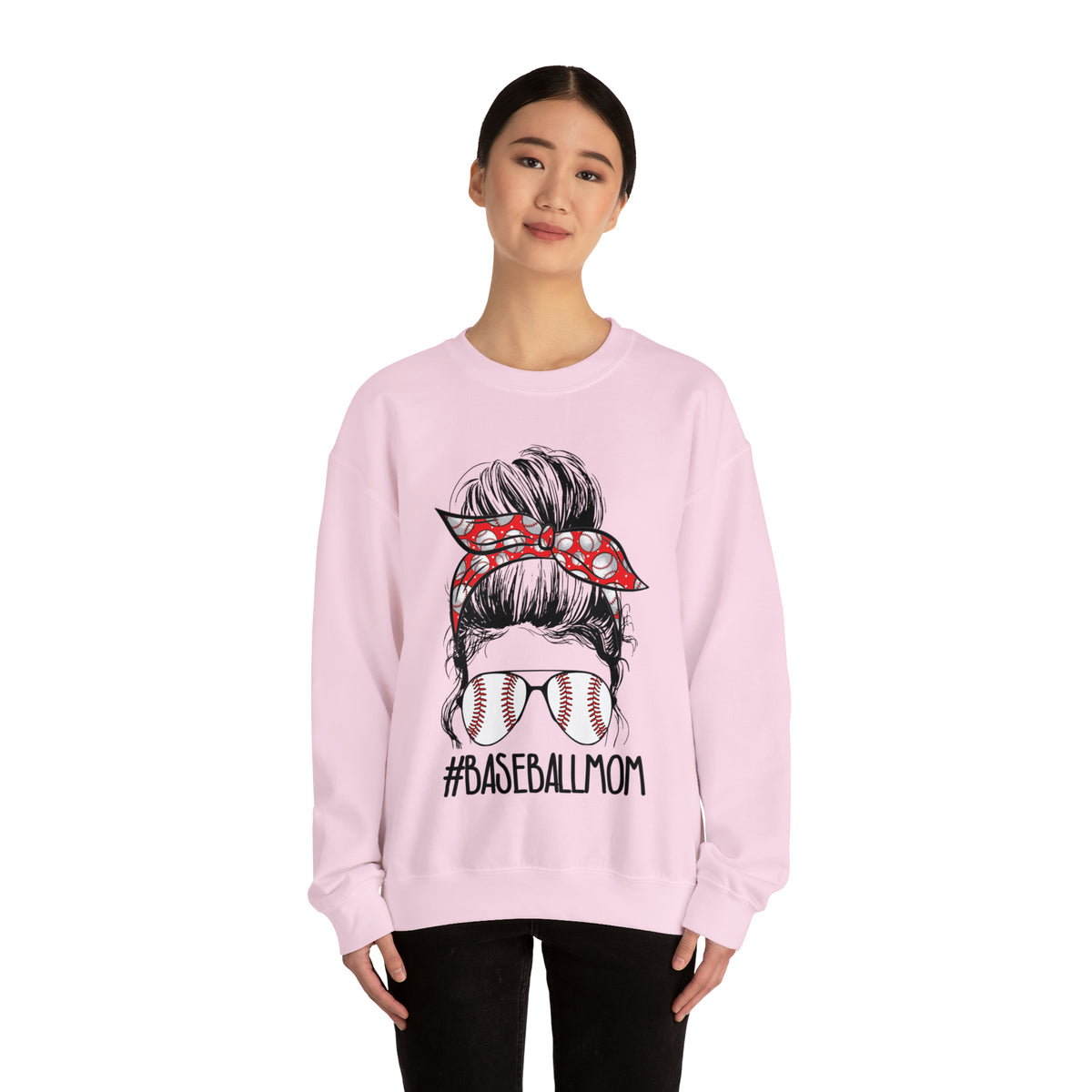 Hazel Blues® |  Baseball Mom Graphic Sweatshirt