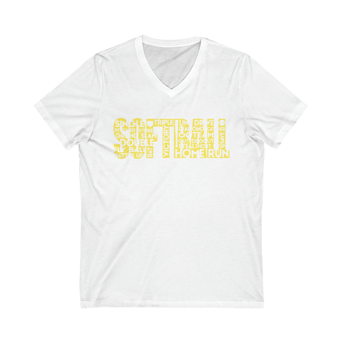 Hazel Blues® |  Softball Graphic V-Neck Tee