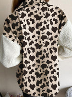 Hazel Blues® |  Fuzzy Button Up Long Sleeve Jacket