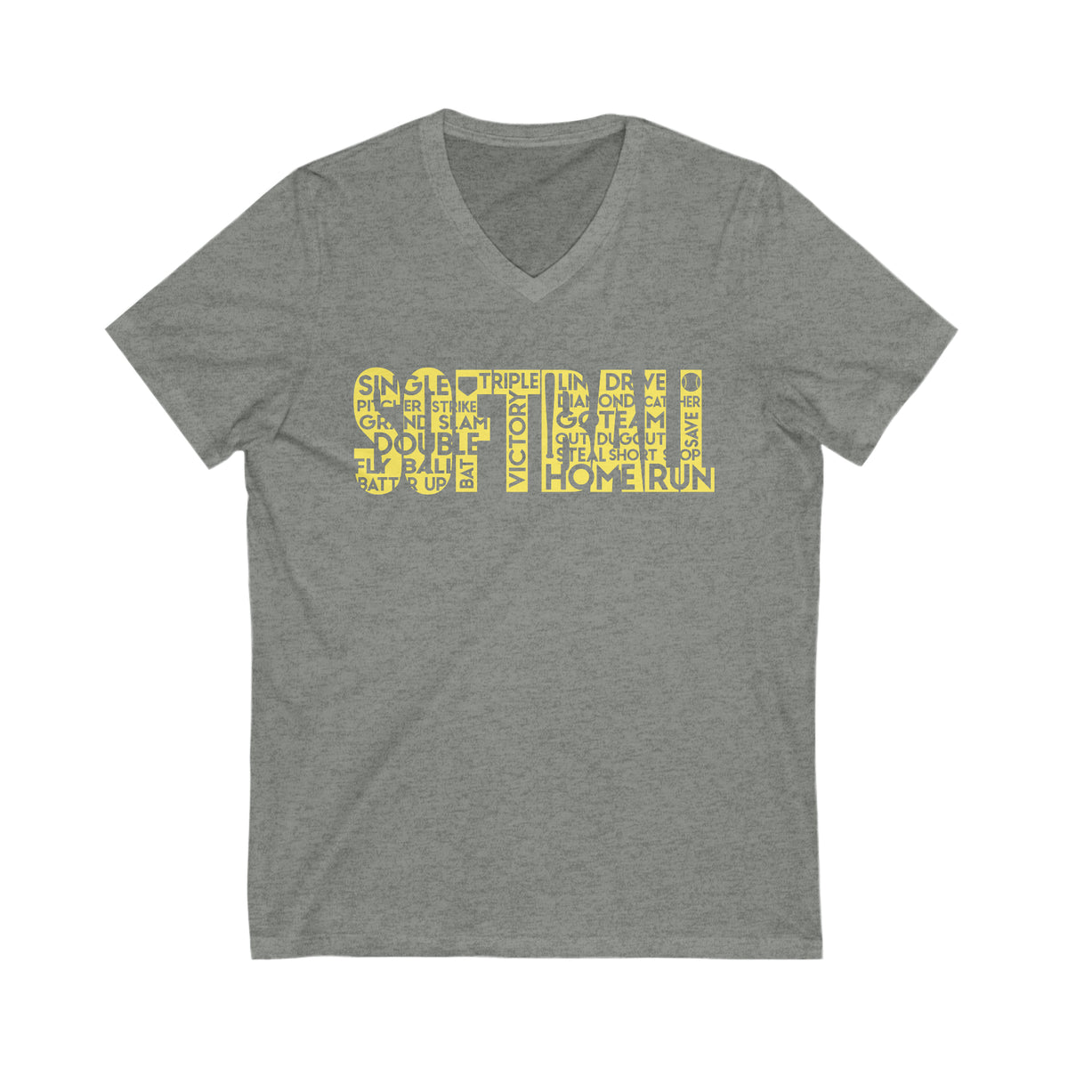 Hazel Blues® |  Softball Graphic V-Neck Tee