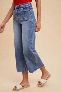 Hazel Blues® |  Annie Wear High Rise Wide Leg Jeans