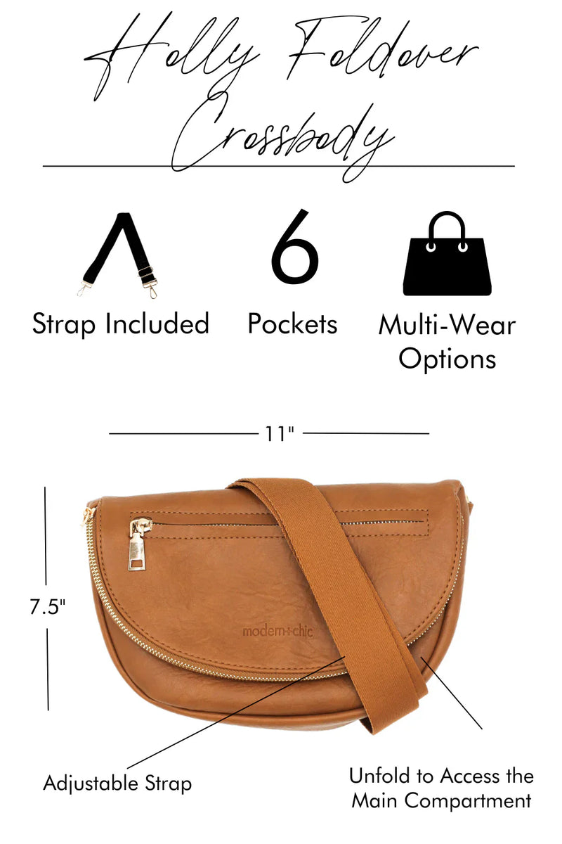 Hazel Blues® |  Holly Foldover Crossbody