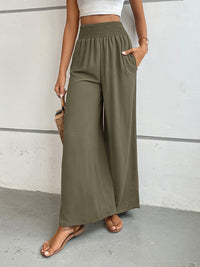 Hazel Blues® |  Perfee Wide Leg Pants with Pockets