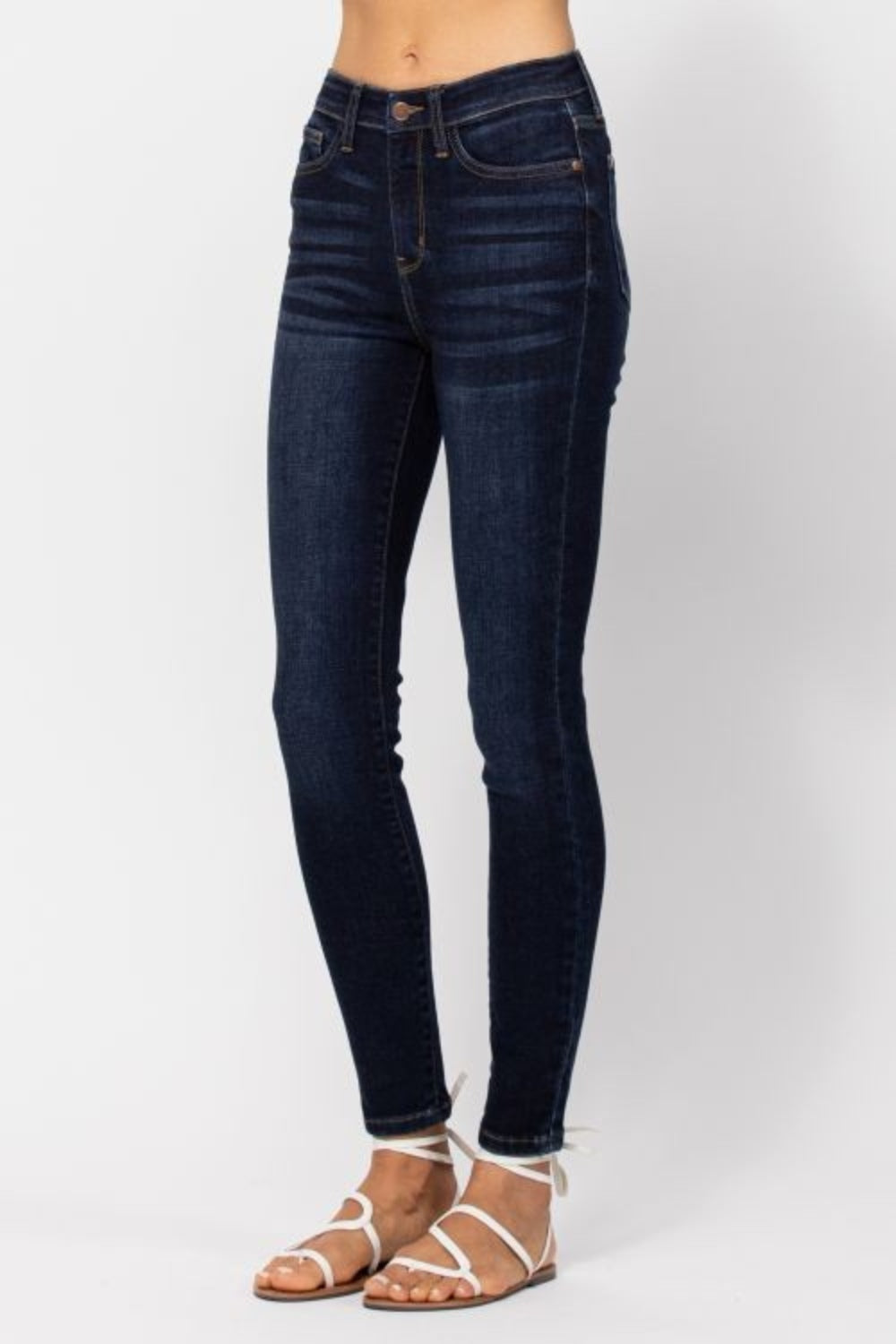 Hazel Blues® |  Judy Blue High Waist Handsand Skinny Jeans