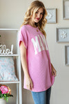 Hazel Blues® |  Heimish Letter Graphic Short Sleeve T-Shirt