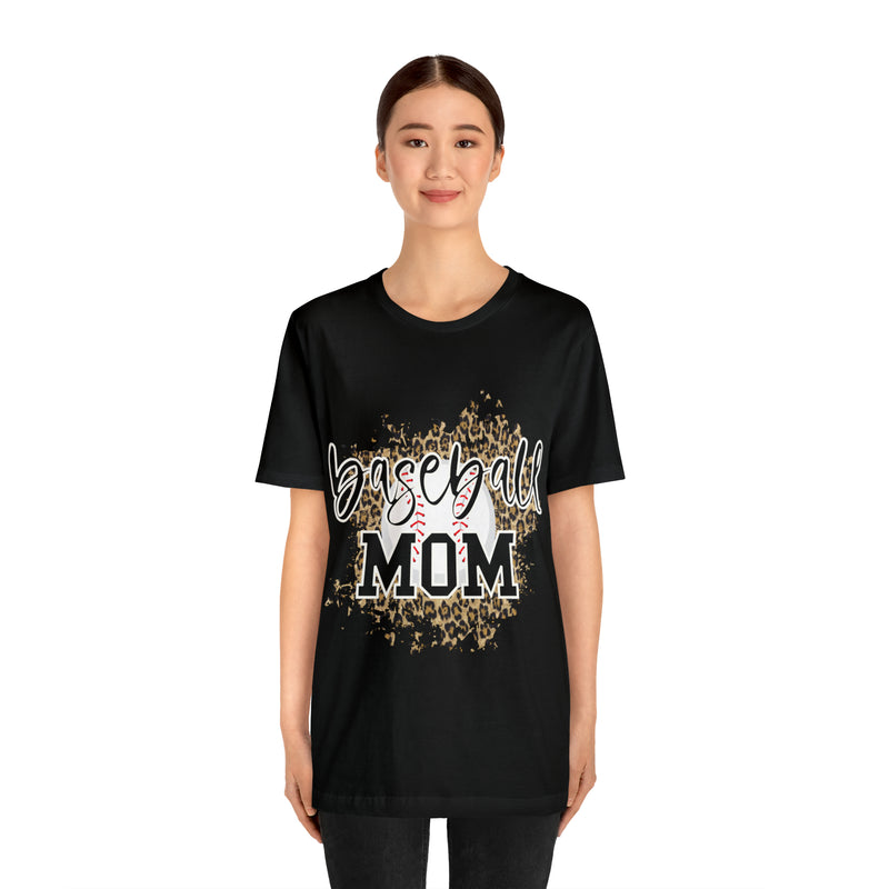 Hazel Blues® |  Baseball Mom Leopard Graphic Tee