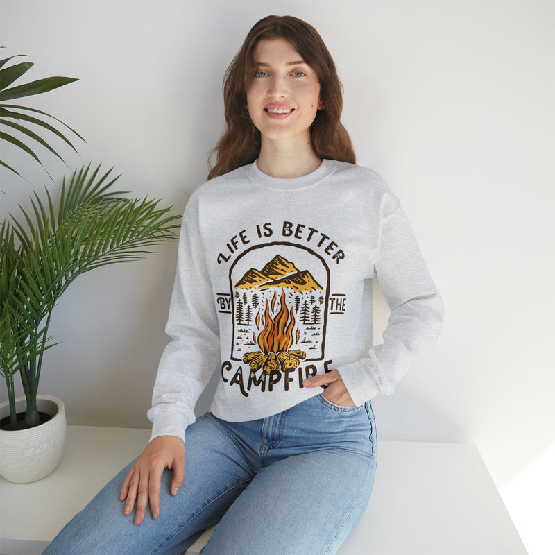 Hazel Blues® |  Campfire Graphic Sweatshirt