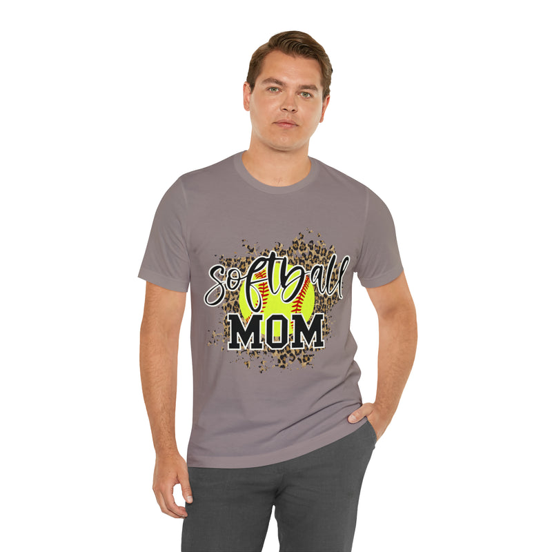 Hazel Blues® |  Softball Mom Leopard Graphic Tee