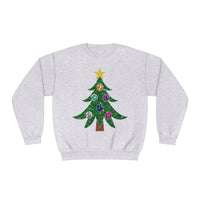 3Blues Designs |   Hazel Blues® |  Glitter Christmas Tree Sweatshirt