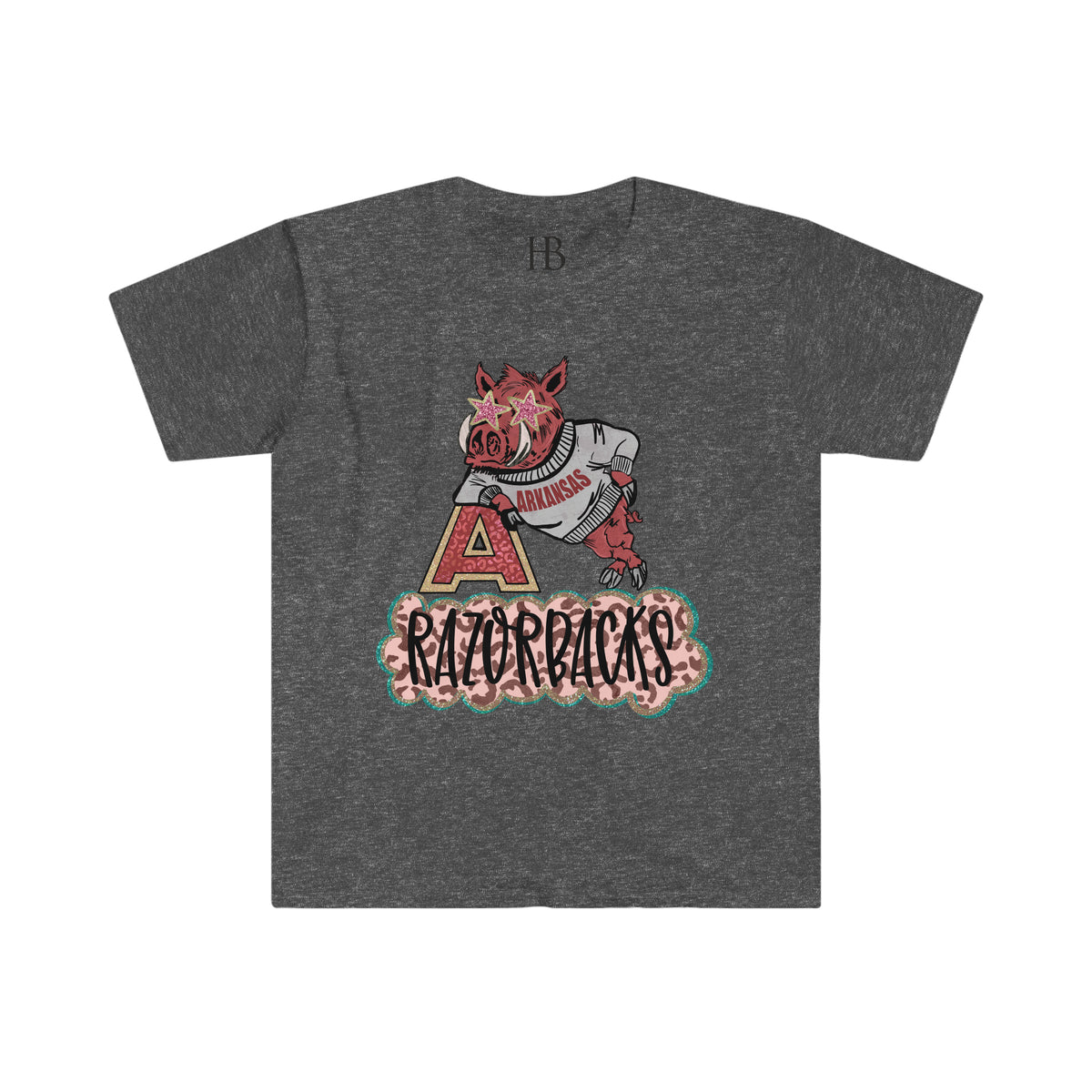 Hazel Blues® |  Big A Razorbacks Softstyle Graphic T-Shirt