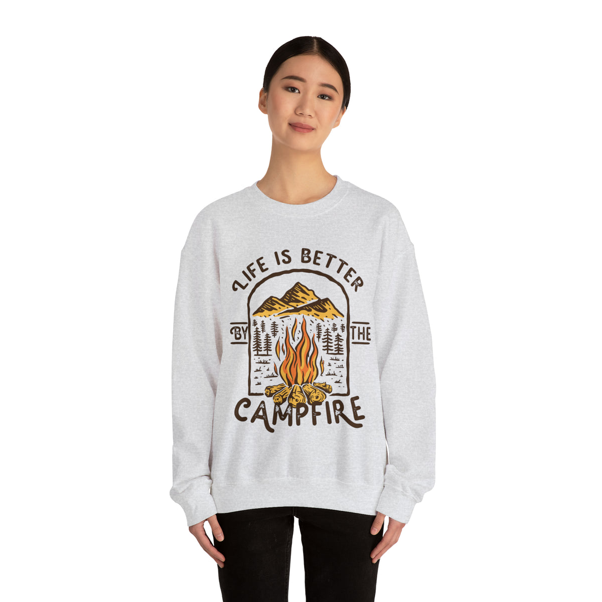 Hazel Blues® |  Campfire Graphic Sweatshirt