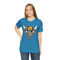 Hazel Blues® |  Leopard Cow Skull Graphic Tee