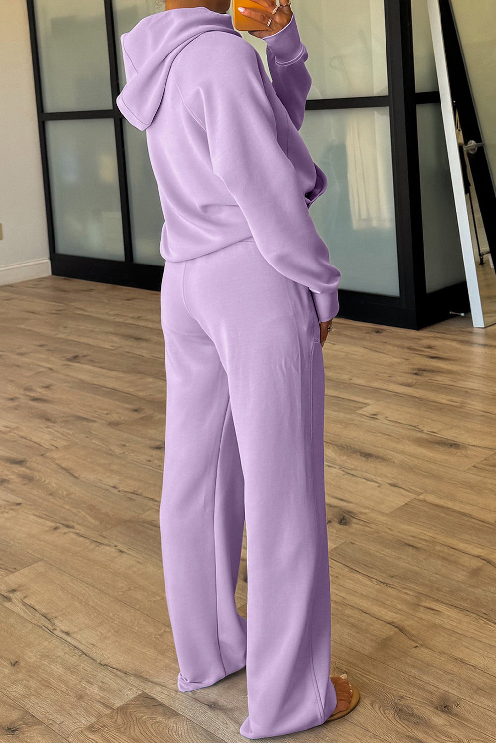 Kaia Diane Half-Zip Pants Set