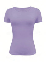 Hazel Blues® |  Round Neck Short Sleeve T-Shirt