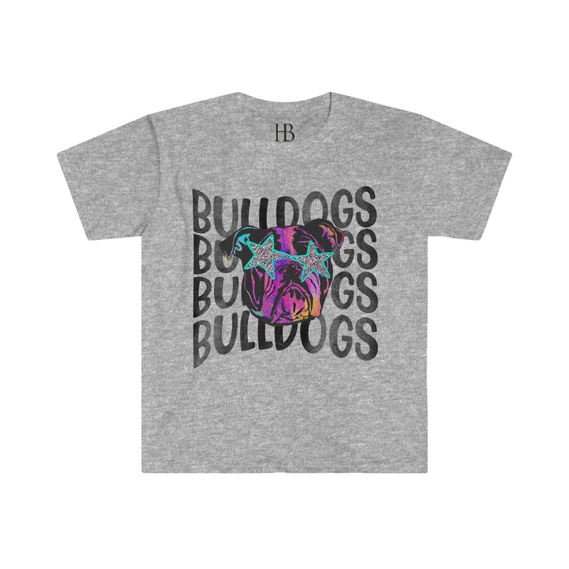 Hazel Blues® |  Bulldogs on Repeat Softstyle Graphic T-Shirt