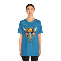 Hazel Blues® |  Leopard Cow Skull Graphic Tee