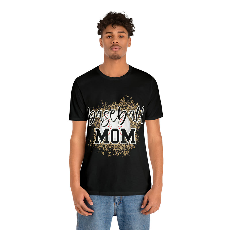 Hazel Blues® |  Baseball Mom Leopard Graphic Tee