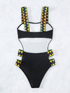 Hazel Blues® |  Cutout Wide Strap One-Piece Swimwear