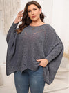 Hazel Blues® | Round Neck Batwing Sleeve Sweater