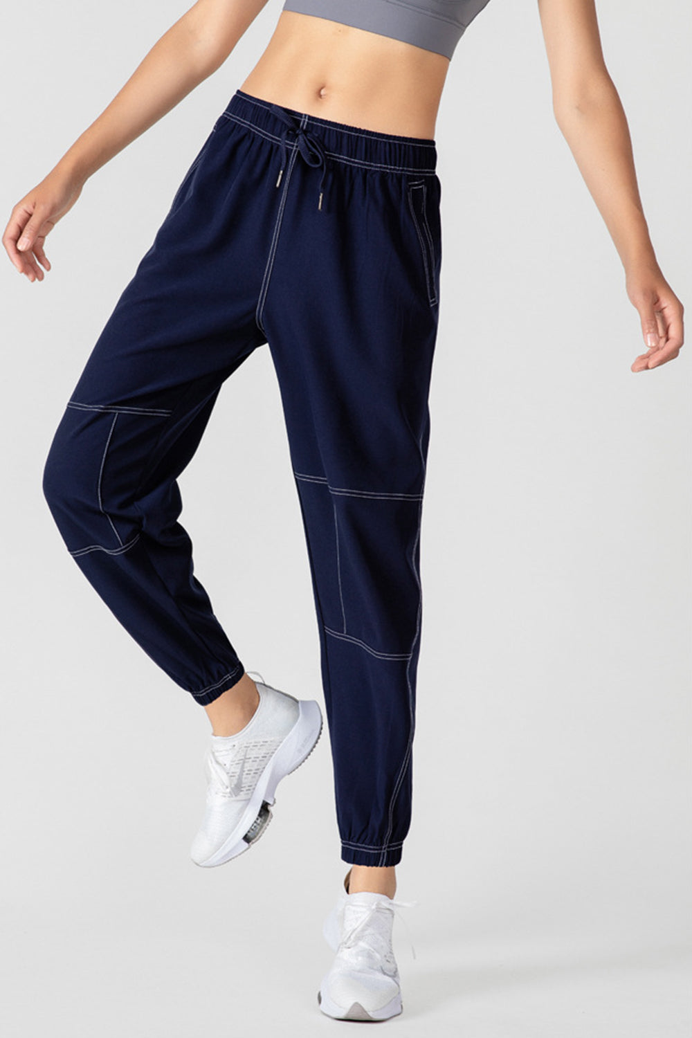 Hazel Blues® |  Basic Bae Drawstring Joggers with Pockets