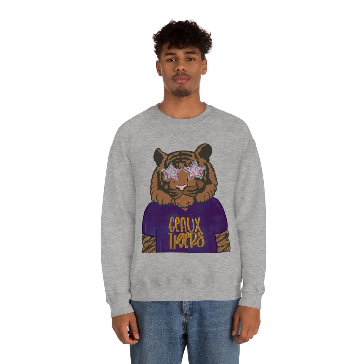 Hazel Blues® |  Tiger Mascot Graphic Sweatshirt