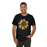 Hazel Blues® |  Sunflower Leopard Graphic Tee