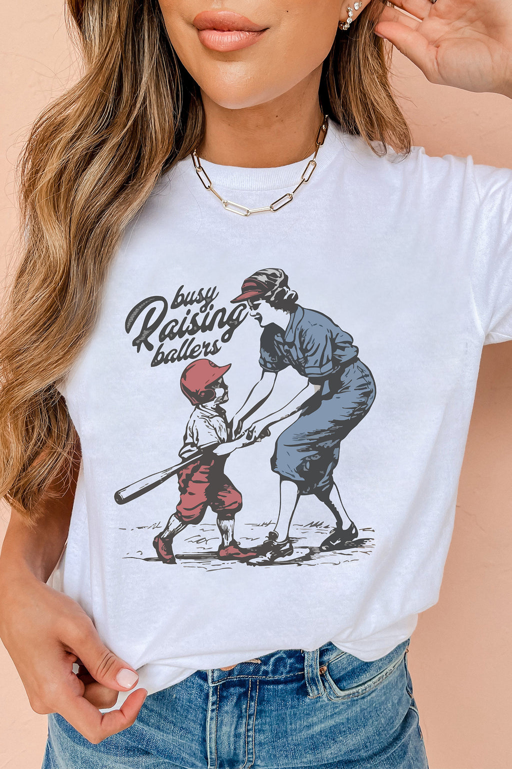 Busy Raising Ballers Cool Mom Tee