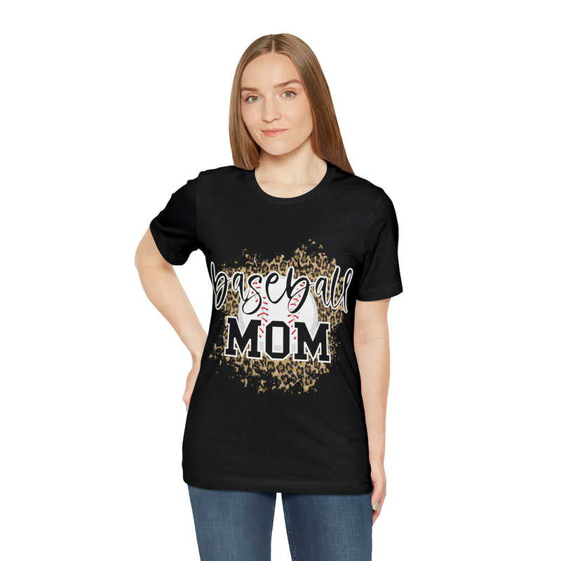 Hazel Blues® |  Baseball Mom Leopard Graphic Tee