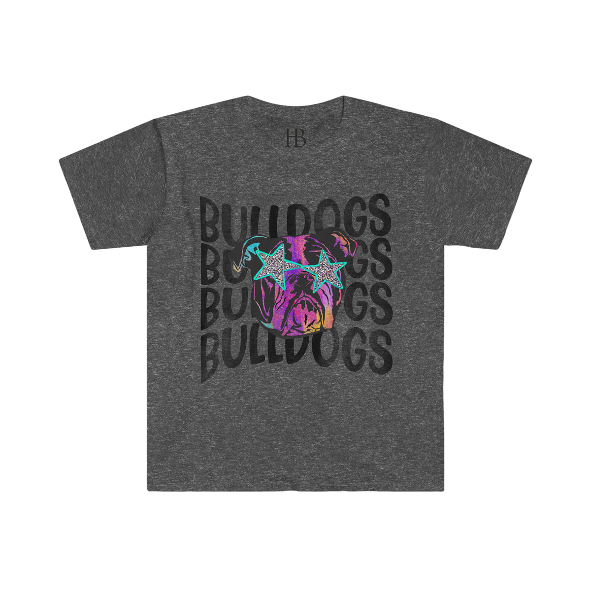 Hazel Blues® |  Bulldogs on Repeat Softstyle Graphic T-Shirt