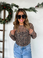 Hazel Blues® |  PREORDER: Christmas Printed Mesh Tops