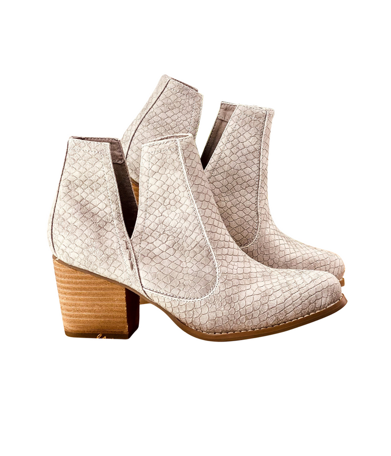 Hazel Blues® |  Tarim Bootie in Grey