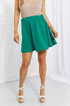 Hazel Blues® | Cheer You On Mini Skirt in Green