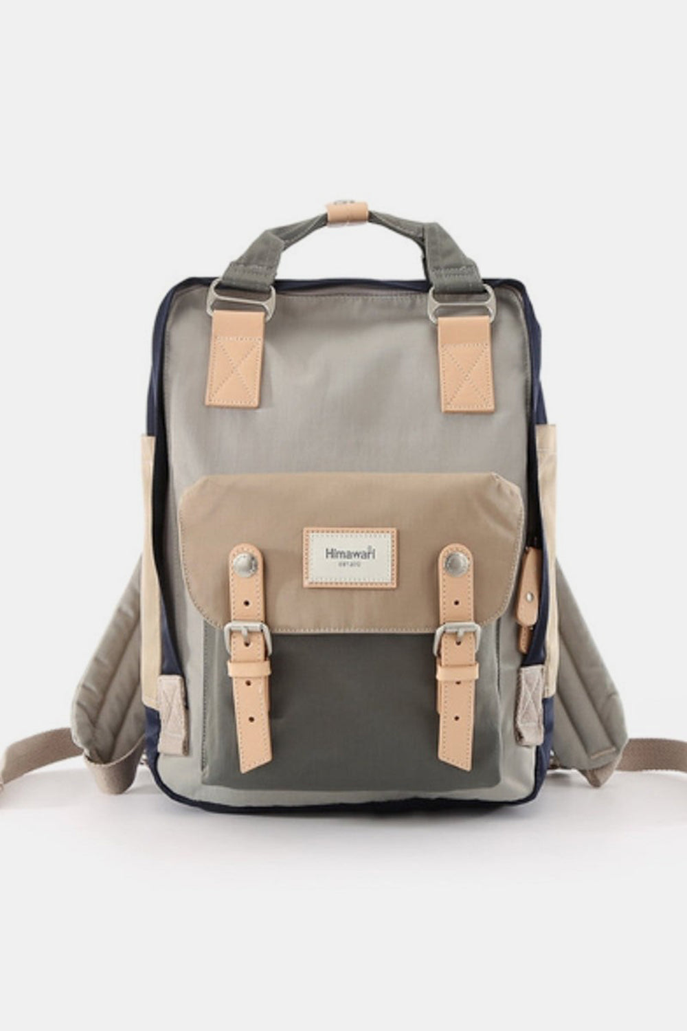 Hazel Blues® |  Himawari Contrast Waterproof Nylon Backpack Bag