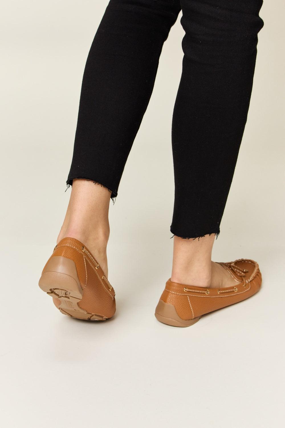 Hazel Blues® |  Forever Link Bow Decor Flat Loafers