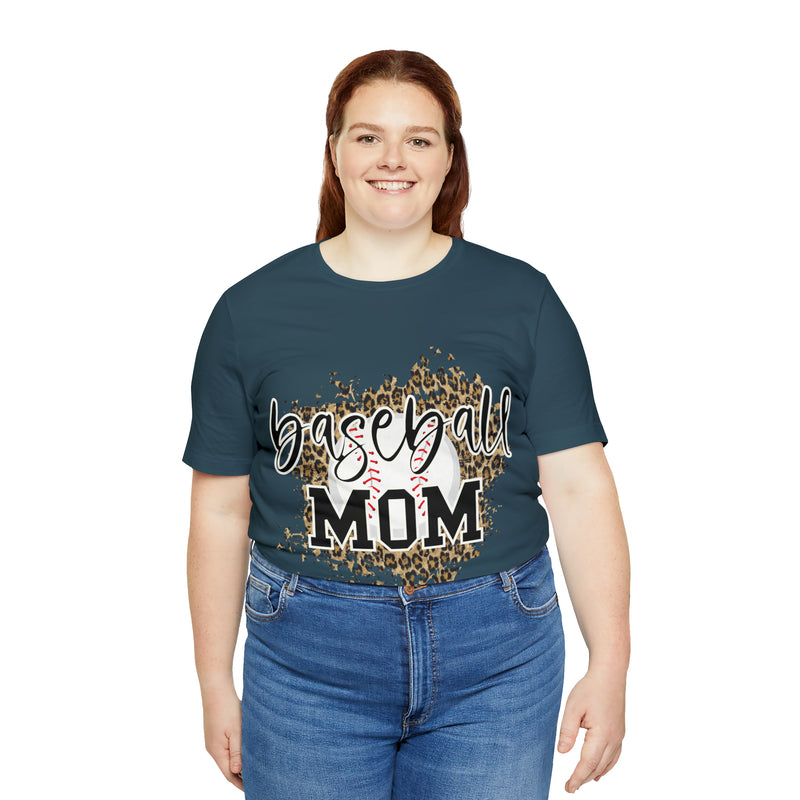 Hazel Blues® |  Baseball Mom Leopard Graphic Tee