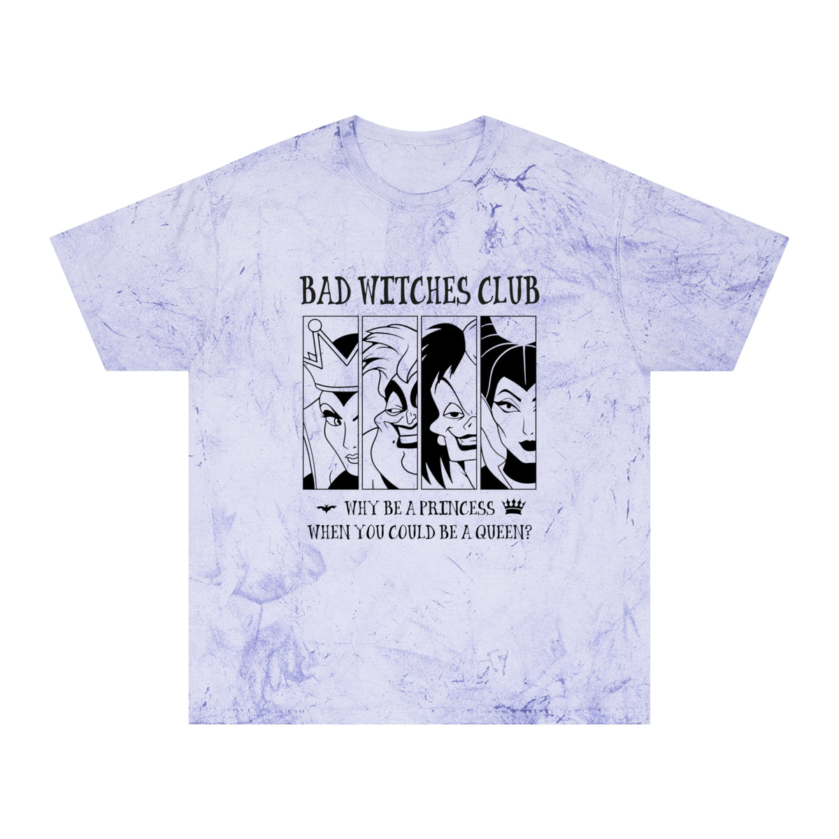 Hazel Blues® |  Bad Witches Graphic - Comfort Colors Tie Dye