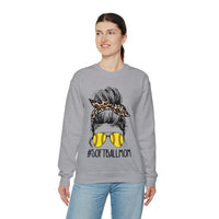 Hazel Blues® |  Softball Mom Leopard Graphic Sweatshirt