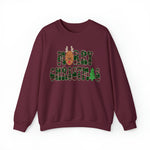 Hazel Blues® |  Merry Christmas Faux Chenille Deer Graphic Sweatshirt