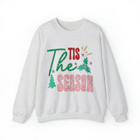 Hazel Blues® |  Tis the Season Faux Glitter Chenille Crewneck Sweatshirt